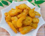 Hình bước làm 4 của món Tôm nhúng bột chiên giòn