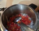A picture of step 5 of Veg rice.