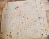 A picture of step 4 of Quinoa Flour Cheese Crispies --- A Tea-time Snack.