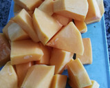 Foto del paso 1 de la receta: Paccheri rellenos de calabaza con salsa de granada