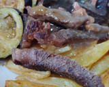 Foto del paso 10 de la receta: Entrecot amb salsa verduras i bacon amb uberguines