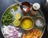 A picture of step 1 of BOMBAY MIX BHELPURI.