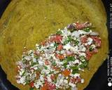Navaratan paneer cheela recipe step 4 photo