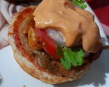 A picture of step 15 of Macaroni Soya Tikki Burger.