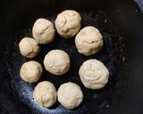 A picture of step 4 of Sattu Litti.