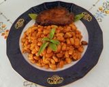 Babpörkölt, Pataki tálba, sült füstölt mangalica tarjával, Zsuzsásan. #gluténmentes recept fázis 6 fotója
