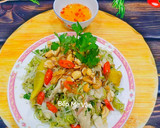 Hình bước làm 4 của món Gỏi gà hoa chuối(bắp chuối)