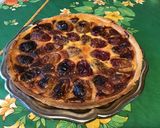 Une image de l'étape 14 de Tarte aux prunes et amandes (pâte sablée œuf et sucre glace).