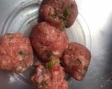 Foto del paso 1 de la receta: Bolas de carne arrabbiata