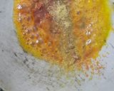 A picture of step 4 of Masala egg.
