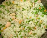 A picture of step 7 of Grilled Salmon Pot Rice — A Cozy Bowl with Depth 🐟🍚.