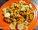 A picture of step 3 of Munchy Bhel.