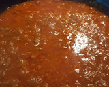 Foto del paso 9 de la receta: Carne molida con chiles poblanos, hongos y calabacita