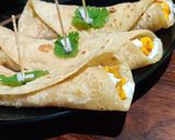 A picture of step 6 of Paneer roll.