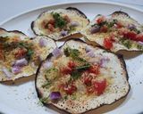 A picture of step 6 of Masala papad.