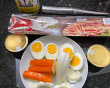 Foto del paso 1 de la receta: Caracolas de hojaldre, rellenas de ensaladilla rusa