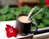 Hình bước làm 2 của món Cafe sữa đá sả mật ong