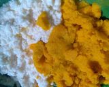 Foto langkah ke 1 dari resep Bubur singkong Vla labu kuning.