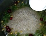 A picture of step 7 of Chinese rice.