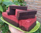 Foto langkah ke 5 dari resep Brownies red velvet.