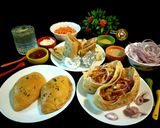 A picture of step 12 of Arabian Chicken Fatayers also in Pita wraps and pita pockets.
