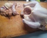 A picture of step 1 of Whole Deep-Fried Chicken w/potatoes.