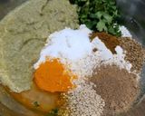 A picture of step 3 of Rajasthani Korma Roti.