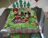 Foto langkah ke 1 dari resep Kue ulang Tahun mickey mouse.