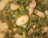 A picture of step 3 of Beans vegetable.