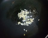A picture of step 1 of Sweet corn vegg. soup.