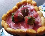 Foto del paso 11 de la receta: Torta corazón de frutillas