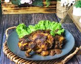 Gambar langkah 7 resipi Ayam Percik Utara.