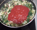 Foto del paso 2 de la receta: Tortilla de espinacas y bacalao
