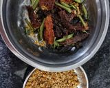 A picture of step 2 of Idli Podi masala.