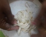 A picture of step 7 of Home Made Fettuccine Alfredo Pasta.