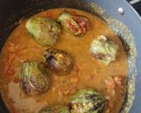 A picture of step 3 of Bharli Vangi.