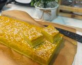 Foto langkah ke 8 dari resep Bingka Labu Kuning Tanpa Mixer.