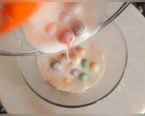 A picture of step 5 of Candyland ice cream.
