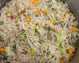 A picture of step 5 of Egg & Vegetable Fried Rice.