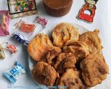 Foto langkah ke 9 dari resep Kue Keranjang Lapis Gembili Goreng Tepung.