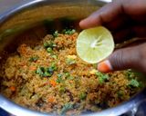 A picture of step 6 of Quinoa pulao.