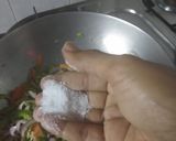 A picture of step 1 of Veg Manchurian.