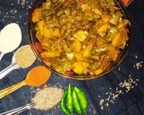 तोरी आलू छिलकों की सब्जी (tori aloo chikle ki sabzi reicpe in Hindi) रेसिपी चरण 5 फोटो