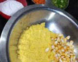 A picture of step 3 of Satvic Corn {Triple C} Fritters.