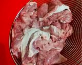 Foto langkah ke 1 dari resep Dendeng Lambok Lado Merah Kentang.