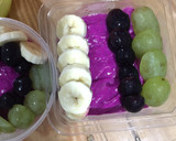 Foto langkah ke 4 dari resep Mix fruit Smoothies - ice cream kekinian - menu sarapan sehat.