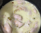 Foto del paso 7 de la receta: Pechuga de pollo a la crema con verdeo
