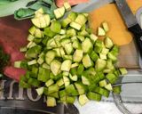 Une image de l'étape 1 de Beignets de courgettes.