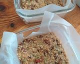 Foto del paso 3 de la receta: Barras de cereal bañado de chocolate y frutos secos
