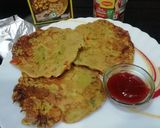 A picture of step 3 of Pearl Millet Cheela.